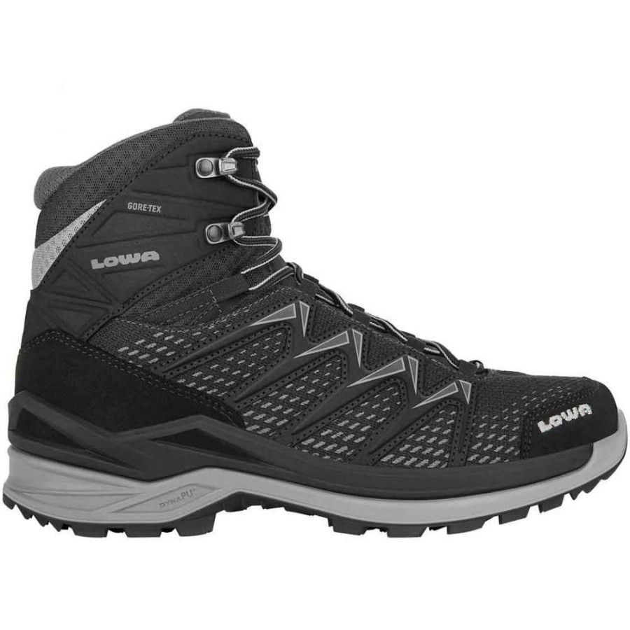 Lowa Outdoor * | Innox Pro Gtx Mid Shoes Black/Grey Lowa Special Offers