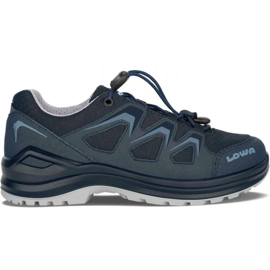 Lowa Outdoor * | Innox Evo Gtx Lo Junior Kids Shoes Steel Blue (Size 30-35) Lowa Special Offers