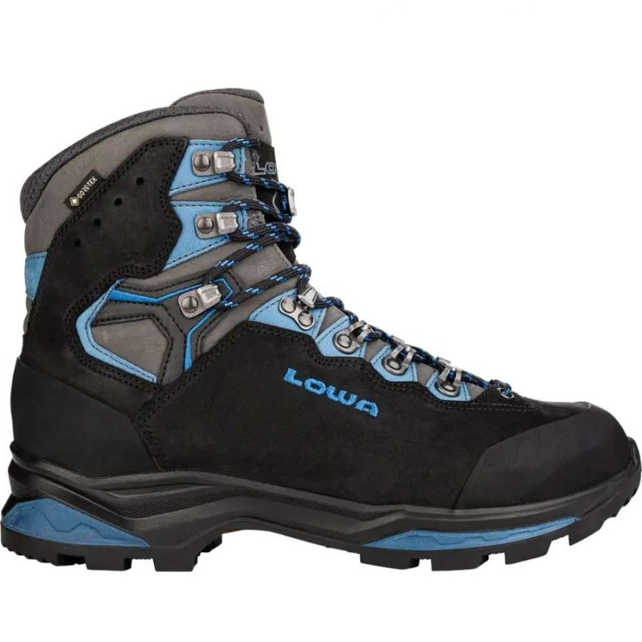 Lowa Outdoor * | Camino Evo Gtx Trekking Shoes Black/Blue Lowa Discount