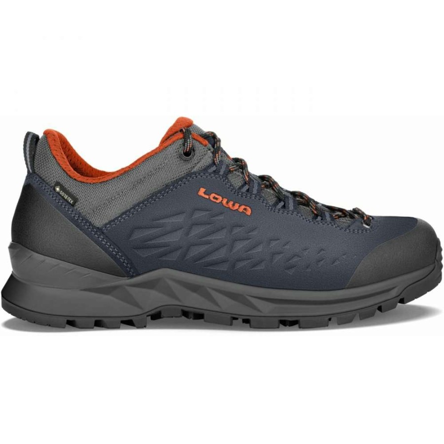 Lowa Outdoor * | Explorer Ii Gtx Lo Trekking Shoes Navy/Orange Lowa Clearance Cale