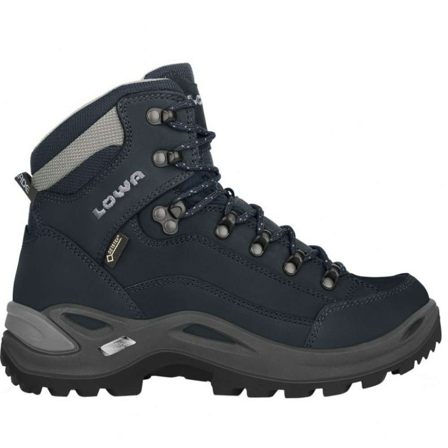 Lowa Outdoor * | Renegade Gtx Mid Ws Women'S Mountaineering Shoes Navy/Grey Lowa Discount