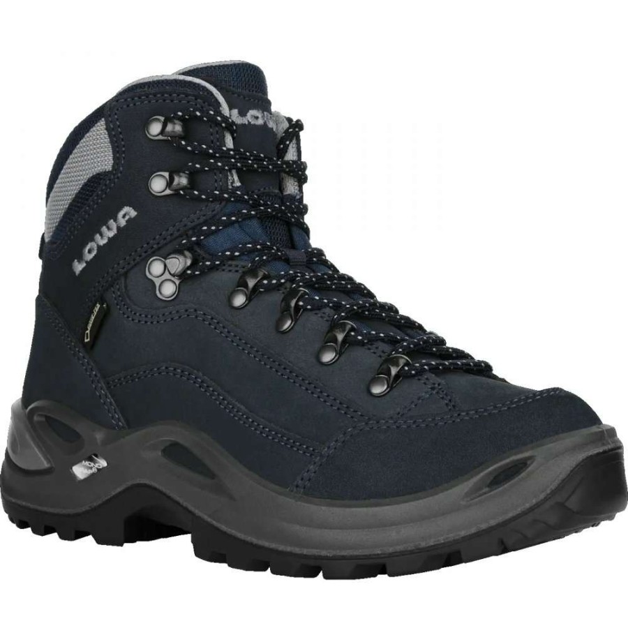 Lowa Outdoor * | Renegade Gtx Mid Ws Women'S Mountaineering Shoes Navy/Grey Lowa Discount