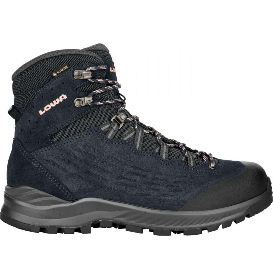 Lowa Outdoor * | Explorer Gtx Mid Wide Ws Women'S Shoe Navy/Rose Lowa Special Offer