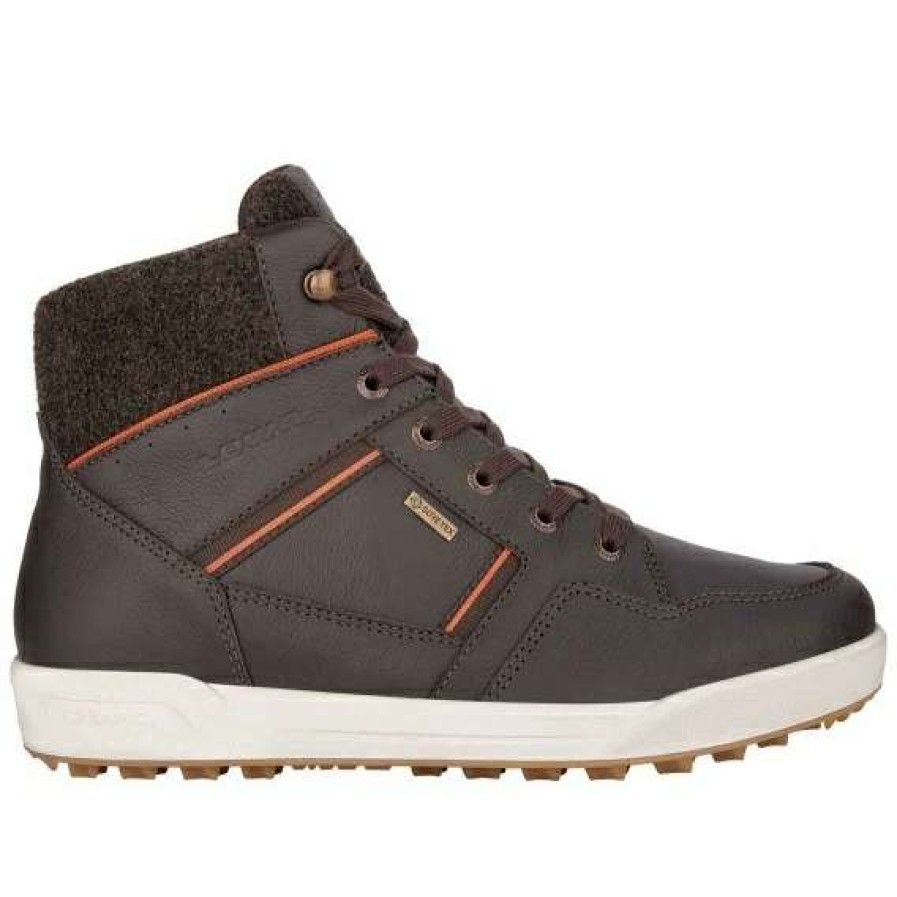 Lowa Outdoor * | Bosco Gtx Shoe Dark Brown/Orange Lowa Special Offer