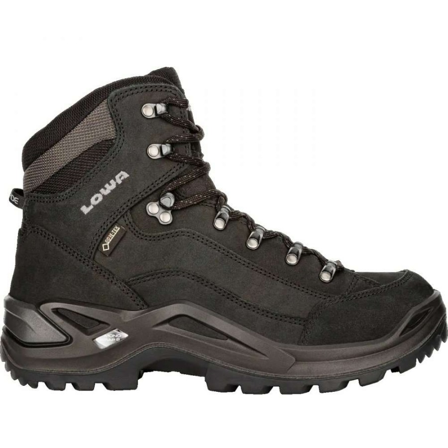 Lowa Outdoor * | Renegade Gtx Mid Mountaineering Shoes Jet Black Lowa Outlet