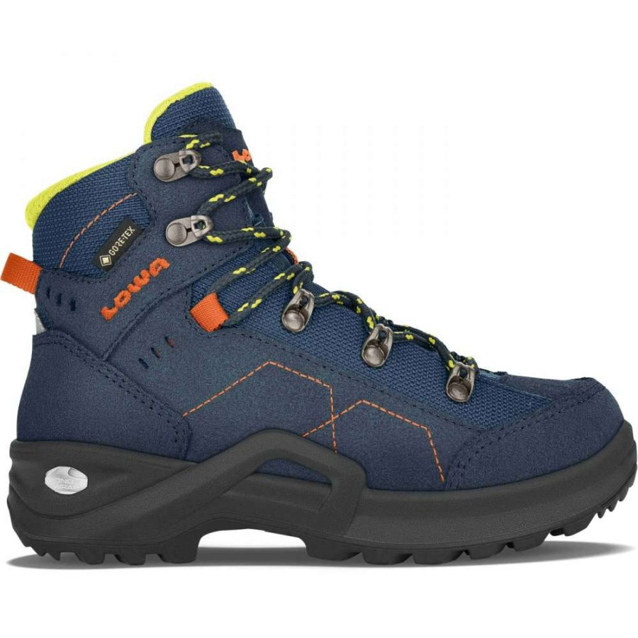 Lowa Outdoor * | Kody Iii Gtx Mid Junior Kids Shoe Blue (Size 27-35) Lowa Cheap