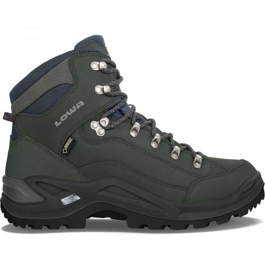 Lowa Outdoor * | Renegade Gtx Mid Wide Shoe Dark Grey Lowa Shop