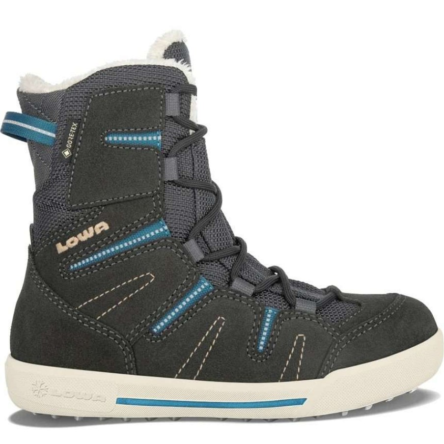 Lowa Outdoor * | Lucy Gtx Kids Winter Boots (Size 25-35) Anthracite/Petrol Lowa Sale