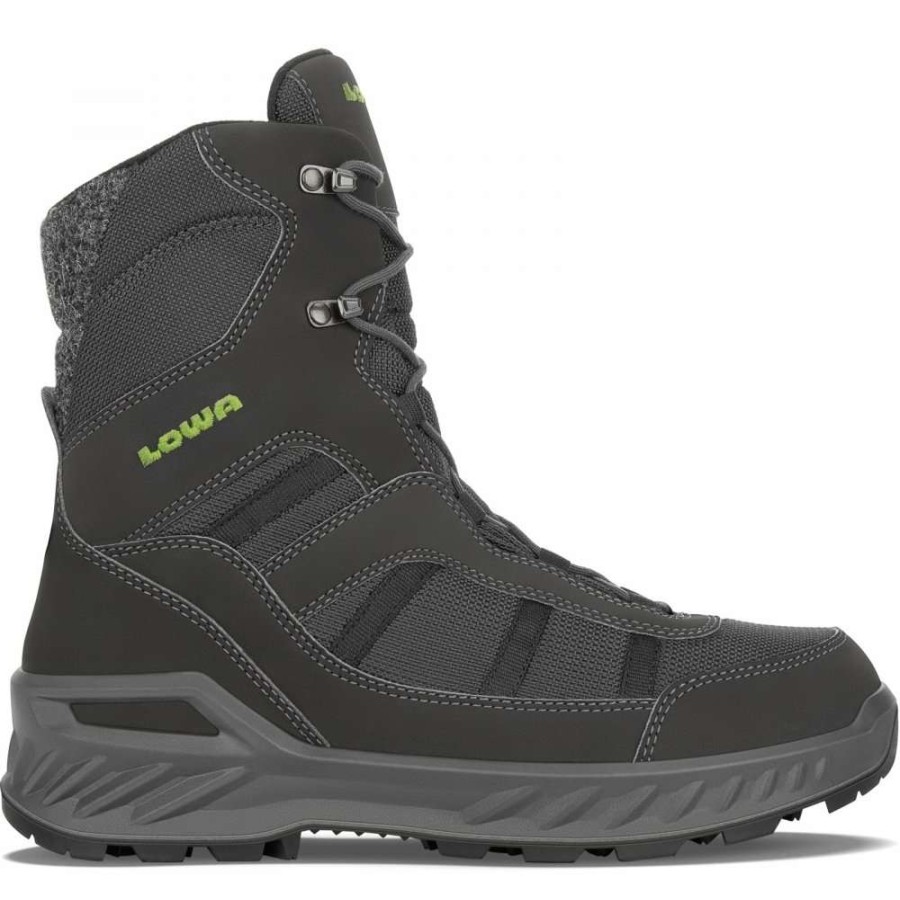 Lowa Outdoor * | Trident Iii Gtx Winter Boots Anthracite/Green Lowa Limit Offer