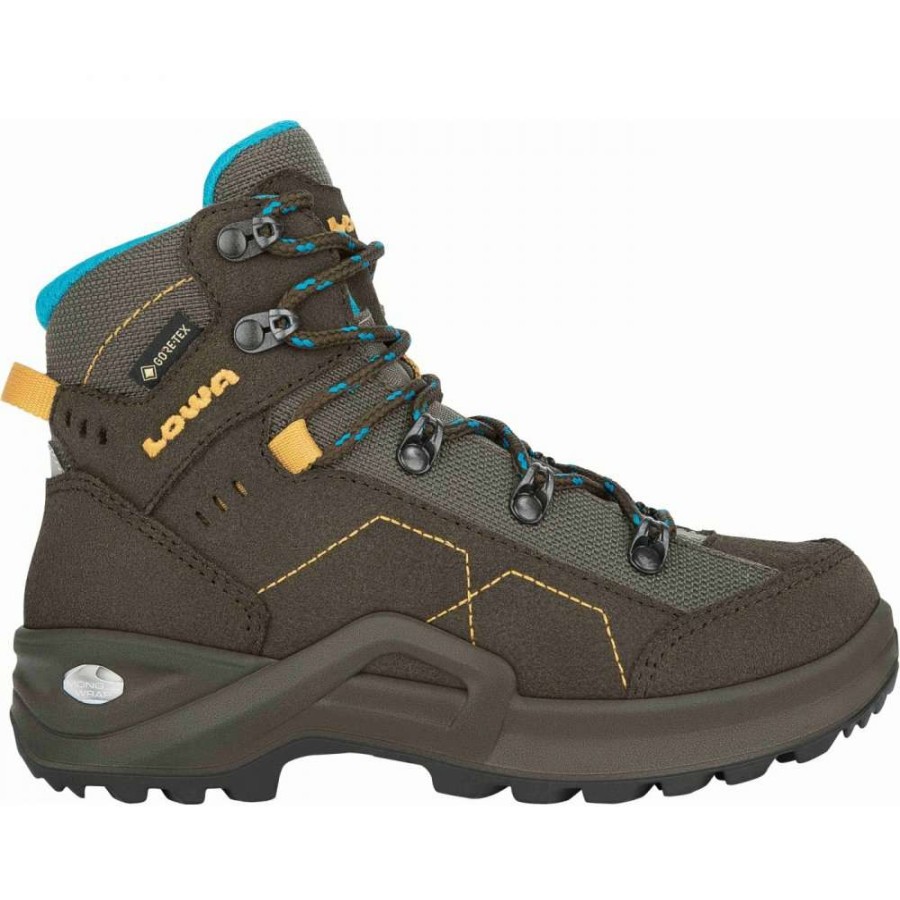 Lowa Outdoor * | Kody Iii Gtx Mid Junior Kids Shoe Olive (Size 28-35) Lowa Clearance Cale