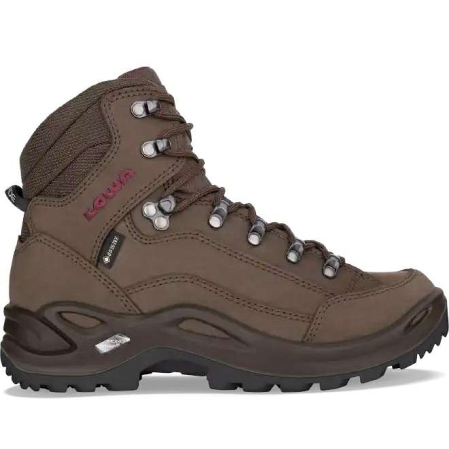 Lowa Outdoor * | Renegade Gtx Mid Ws Women'S Mountaineering Shoes Espresso Lowa Special Offers