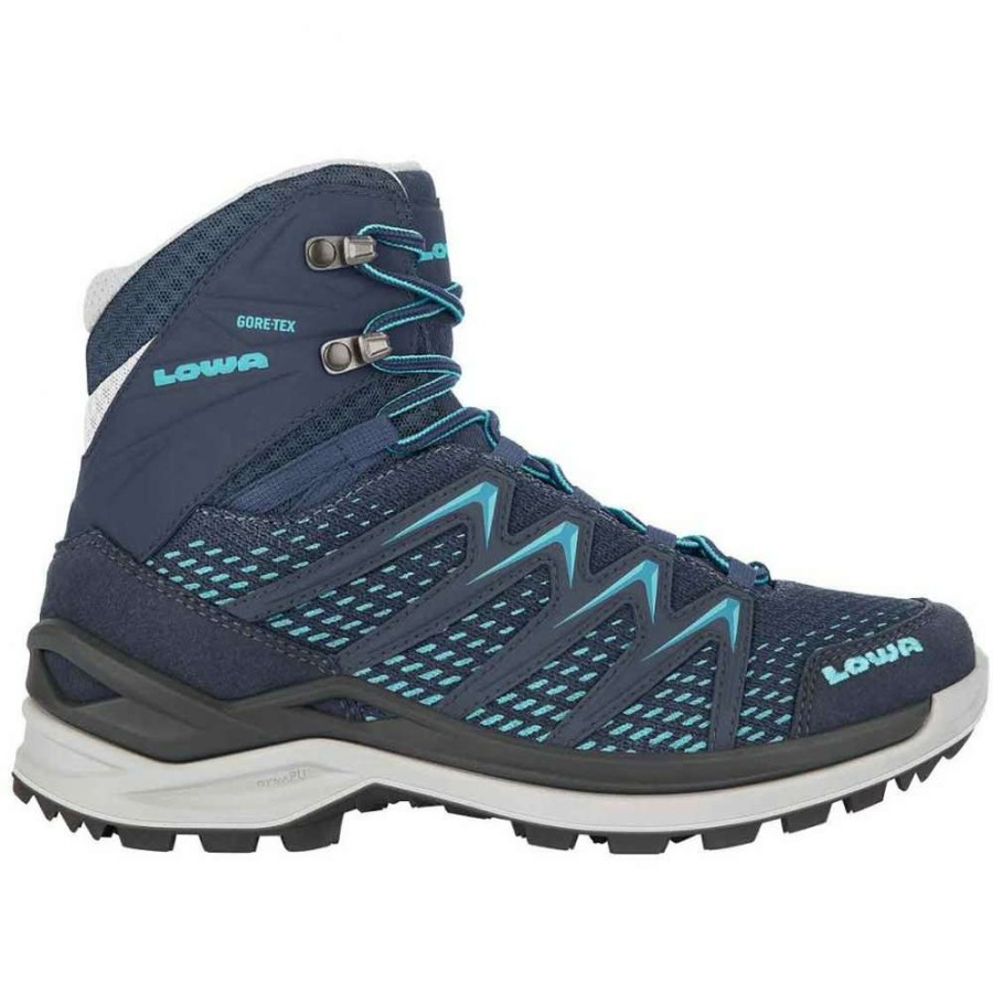 Lowa Outdoor * | Innox Pro Gtx Mid Ws Women'S Shoe Navy/Turquoise Lowa Shop